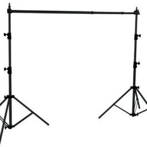 Caruba taustakinnitus LS 4 Heavy Duty Pro 3x3 m rent – TRrent Professionaalne taustastatiiv fotostuudio ja ürituste jaoks Caruba LS 4 Heavy Duty Pro tugev metallkonstruktsioon Taustakinnitus koos kangataustaga fotograafia jaoks Caruba taustasüsteem üles pandud ürituse pildistamisnurgas