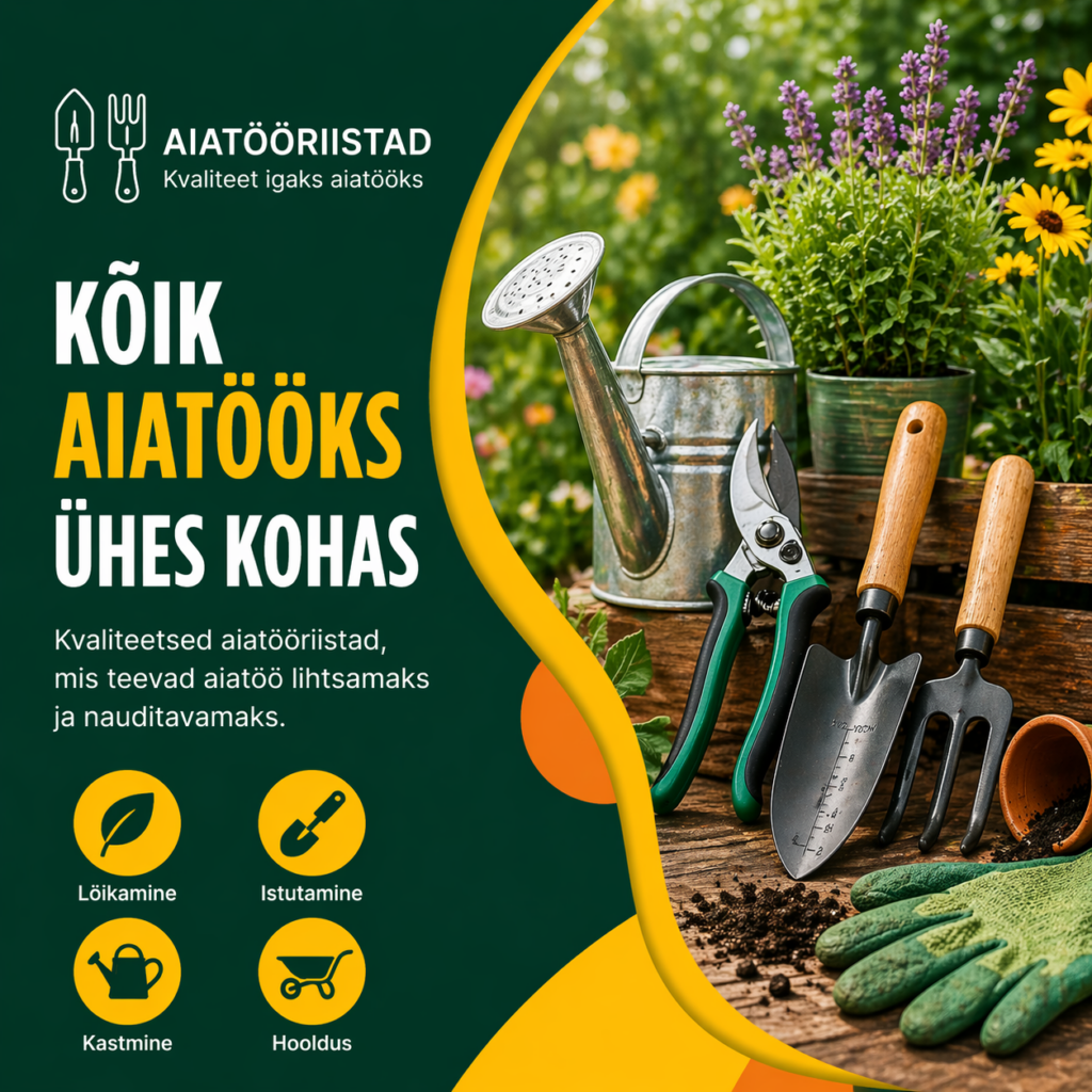 aiatööriistade rent, aiatööriistad