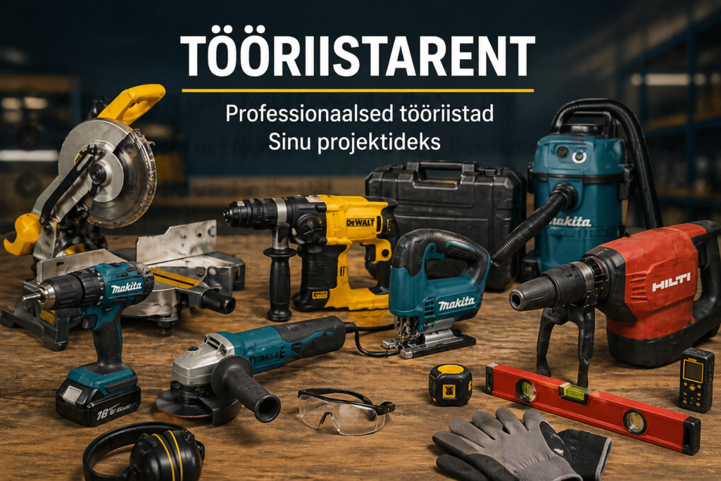 tööriistade rent professionaalsed tööriistad, tööriistade rent Harjumaal professionaalsed tööriistad