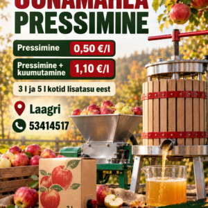 Õunamahla pressimise teenus
